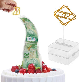 Money Cake Box | Cake Topper