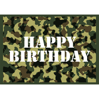 Camouflage Edible Cake Image | Army Party Supplies NZ