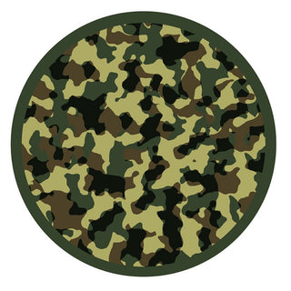Camouflage Pattern Edible Icing Cake Image | Army Party Supplies NZ