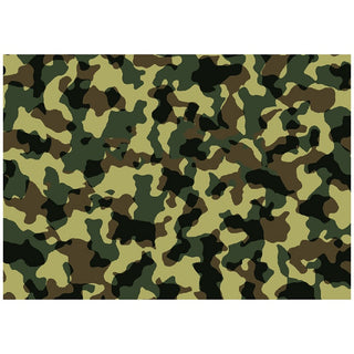 Camouflage Print Edible Icing Cake Image | Army Party Supplies NZ