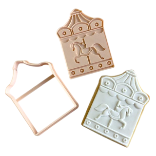 Carousel Cookie Cutter & Embosser Set