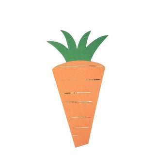 Meri Meri Carrot Shaped Napkins - 16 Pkt