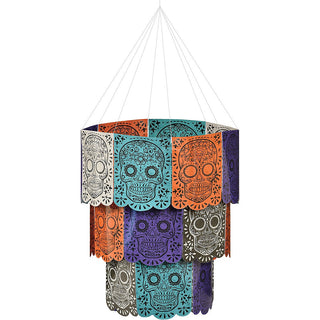 Day of the Dead Sugar Skull Chandelier Decoration | Halloween Decorations NZ