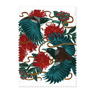 Wolfkamp & Stone | Tūī Party Lens Cloth | Kiwiana Gifts NZ