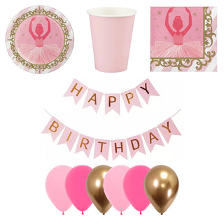 Ballerina Party Essentials for 8 - SAVE 10%