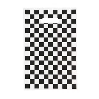 Checkered Loot Bags - 10 Pkt