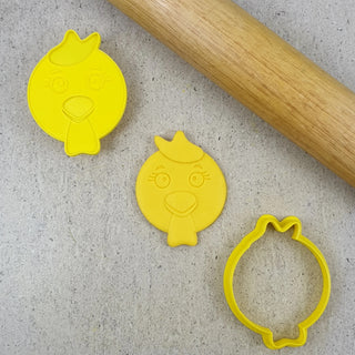 Chicken Cookie Cutter & Debosser Set
