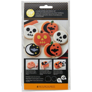 Wilton | Halloween Cookie Cutter & Stencil Set | Halloween Baking Supplies NZ