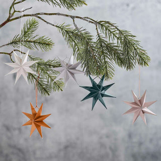 Ginger Ray | Paper Star Christmas Tree Decorations | Christmas Decorations NZ