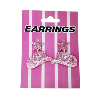 Cowgirl Hat Earrings | Taylor Swift Outfit Supplies NZ