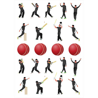 Cricket Edible Icing Icons
