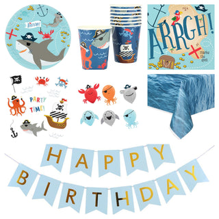 Ahoy! Pirate Essentials Party Pack for 8 - SAVE 25%