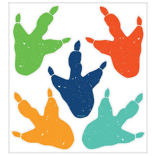 Dino-Mite Dinosaur Footprint Cling Decals