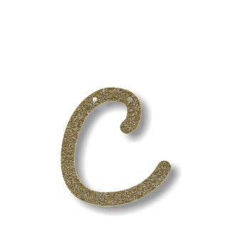 Meri Meri Gold Acrylic Bunting Letter or Number
