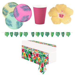 Hawaiian Luau Party Essentials - 38 Pieces - SAVE 10%