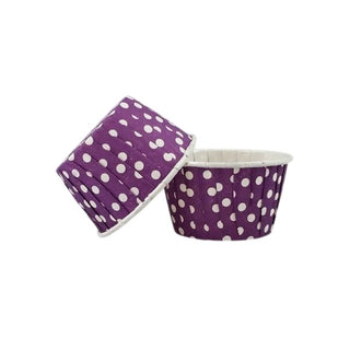 Sundays Purple Polka Dot Baking Cups - 20 Pkt
