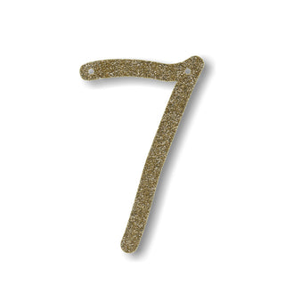 Meri Meri Gold Acrylic Bunting Letter or Number