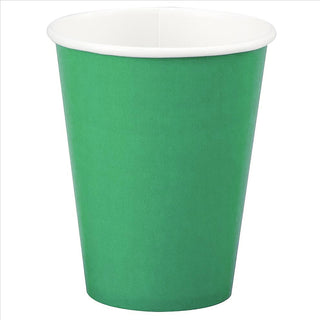 Dark Green Cups - 8 Pkt