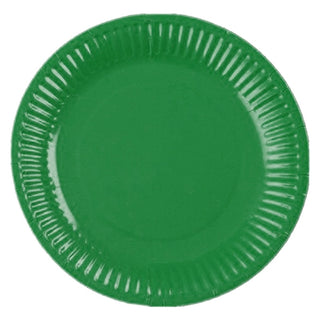 Dark Green Plates - Lunch 12 Pkt