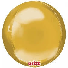Gold Orbz Foil Balloon