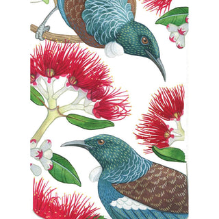 Wolfkamp & Stone | Pohutukawa & Tūī Lens Cloth | Kiwiana Gifts NZ