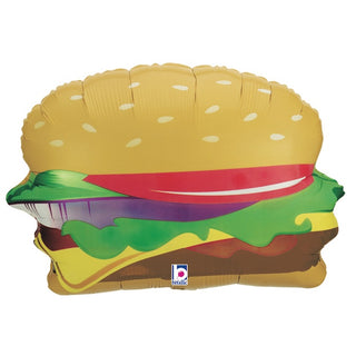 Betallic | Burger Helium Foil Balloon | Food Party Supplies NZ