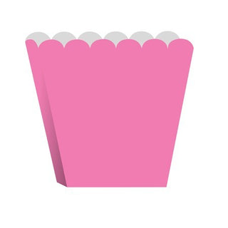 Bright Pink Scallop-Edged Treat Boxes | Pink Party Supplies NZ