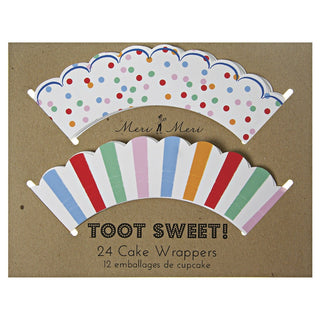 Meri Meri Toot Sweet Cupcake Wrappers | Circus Carnival Party NZ