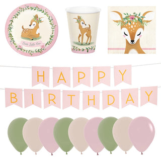 Deer Little One Party Essentials Pack - 45 Pc - $41.46 VALUE