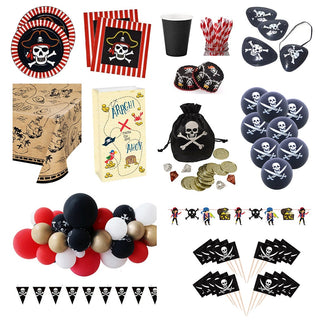 Deluxe Pirate Party Pack for 8 - $124.89 VALUE
