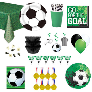 Deluxe Soccer Football Party Pack for 8