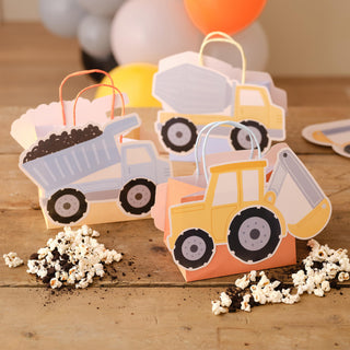 Ginger Ray Construction Vehicle Party Bags - 5 Pkt