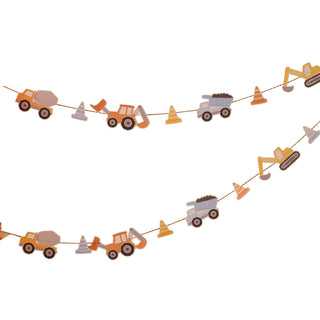 Ginger Ray Construction Vehicle and Cone Garland
