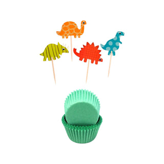 Dinosaur Cupcake Kit | Dinosaur Party Supplies NZ