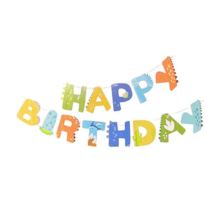 Dinosaur Happy Birthday Banner | Dinosaur Party Supplies NZ