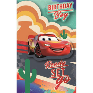 Disney Cars Birthday Boy Card