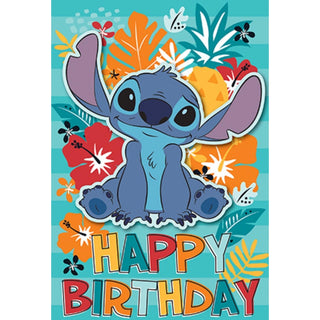 Stitch Birthday Card