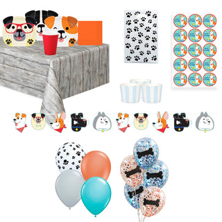 Premium Dog Party Pack for 8