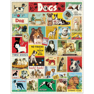 Cavallini & Co Dogs Vintage Puzzle - 1000 Pc