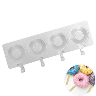 Cake Craft | Donut Popsicle silicone Mould | Donut Making Supplies NZ