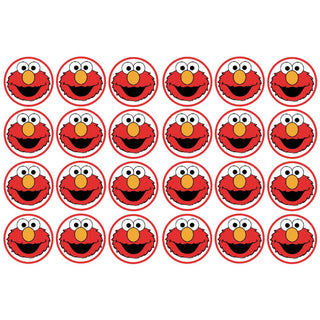 Elmo Edible Icing Cupcake Images | Sesame Street Party Supplies NZ
