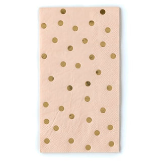 My Mind's Eye Blush & Gold Napkins - 25 Pkt