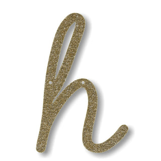 Meri Meri Gold Acrylic Bunting Letter or Number