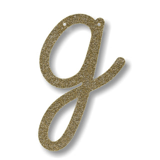 Meri Meri Gold Acrylic Bunting Letter or Number