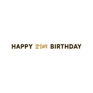 Happy 21st Birthday Bunting