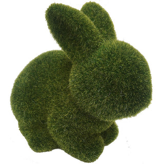 Flocked Moss Easter Bunny Rabbit