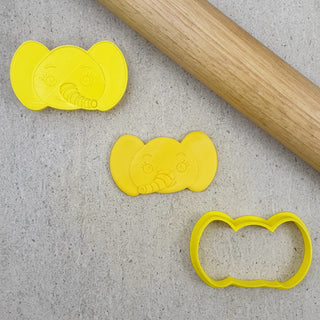 Elephant Cookie Cutter & Debosser Set