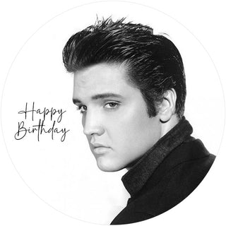 Elvis Edible Icing Cake Image