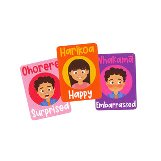 Te Reo Māori Feelings Go Fish Playing Card Game