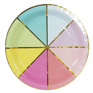 Rainbow Party Plates | Party Plates | NZ Party Supplies